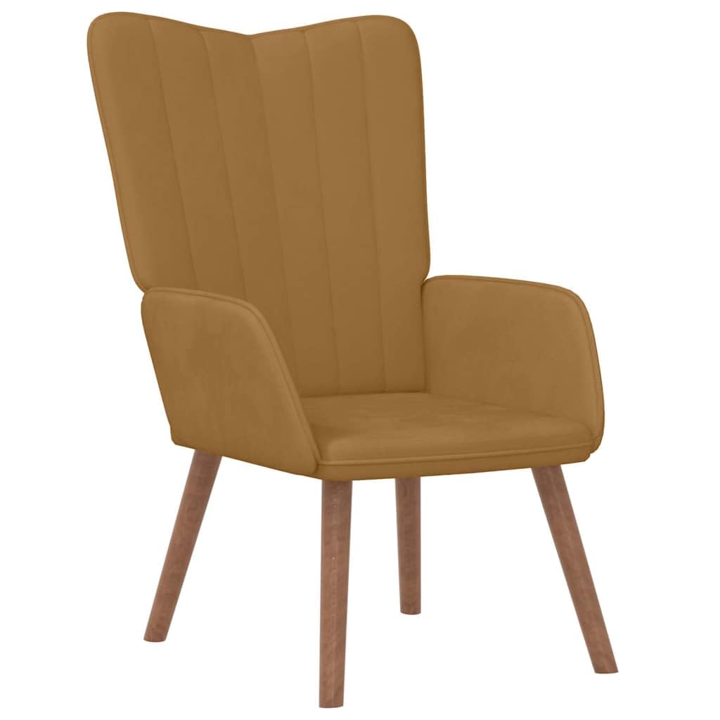 Sillón de terciopelo con reposabrazos, costuras verticales y estructura de acero. Cómodo acolchado de espuma, patas de madera, resistente y duradero, soporta hasta 110 kg.