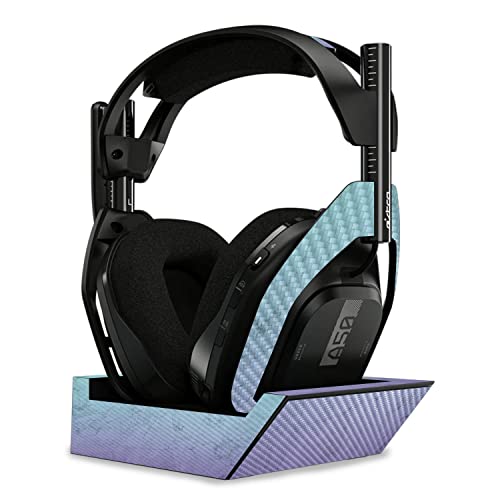 Image of MightySkins Carbon Fiber Skin Compatible with Astro A50 Wireless Headphones + Base Station (Gen 4) - Gradient Marble | Protective, Durable Textured Carbon Fiber Finish | Easy to Apply