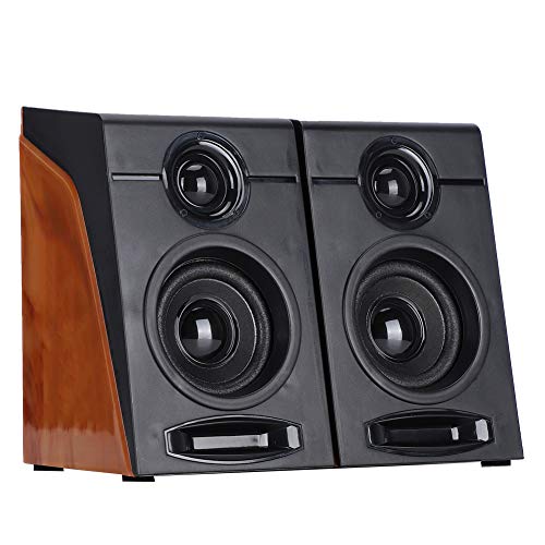 Computer Speakers, Wired Desktop Speakers, Multimedia Small Desktop Speaker with Stereo Sound, USB Powered Subwoofer For Laptops,Computers,TV