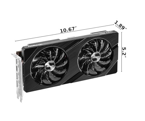 Image of ASRock Intel Arc A580 Challenger 8GB OC Graphics Card, Intel Xe HPG Architecture, 8GB GDDR6, PCIe 4.0, Dual Fans, 0dB Silent Cooling, DisplayPort 2.0