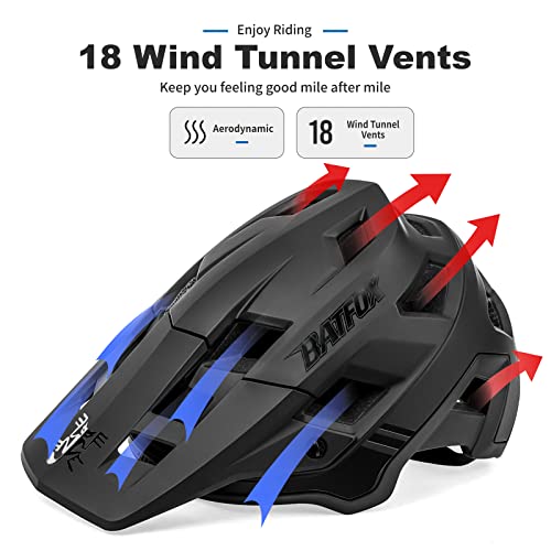BATFOX Bike Helmet,Mountain Bike Helmet Helmets for Men