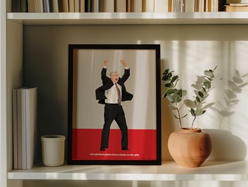 Image of QUOTE - UNQUOTE ART, Manchester United Merchandise, Sir Alex Ferguson, Manchester United Poster, 11x14 inches, Black Frame