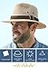 Scala Men's Plus-Size Hemp Safari Hat with Leather Band, Camel, X-Large