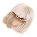 CUTICATE Parrucca per Bambola Fai-da-Te Parrucca per Capelli Lisci per 1/3 BJD SD Bambola Regali di Natale per Ragazze - Oro