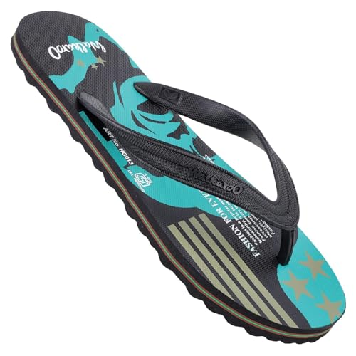 Image of WALKAROO Men's Hawai Slippers|Stylish,Light Weight and Comfortable| Flexible and Durable|HG013