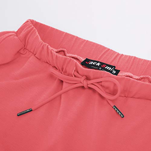 Women's Active Athletic Skirt Golf Skort with Pockets Built in Shorts(M,Red)