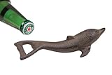 Creative Co-Op Cast Iron Bottle Opener, Dolphin