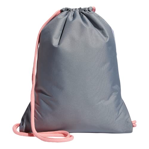 Image of adidas Unisex Alliance II Sackpack, Jersey White /Glory Pink /Grey, ONE SIZE