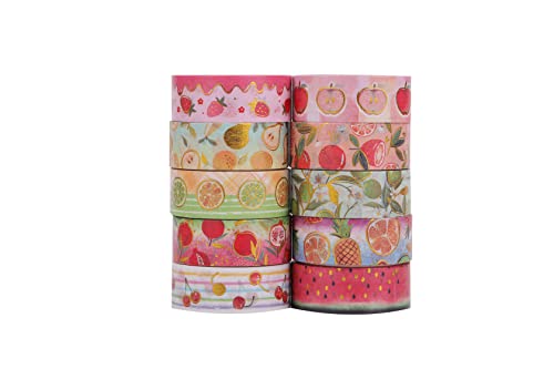 Macks.i(}bNXEAC) }XLOe[v 10Zbg }Xe LL t[c 15mm×3m   LEC miV  XCJ   (Fruits)