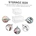 TEHAUX Work Desk Storage Box Set Document Organizer Boxes Plastic Desk Shelf Organizer File Rack for Office