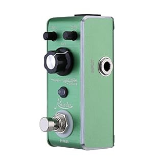 Exquisite workmanship, mini and portable. Pure Analog chorus effect, clear, gentle, plump. Whole Aluminium alloy chassis, stable and strong. True bypass provides transparent tone. LED indicator shows the working state.