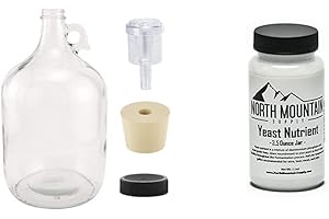 Yeast Nutrient and Glass Fermenting Jug