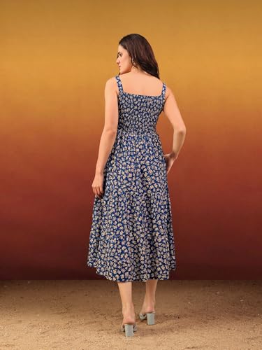 Image of PURVAJA Women's Cotton Dress(Floe-191-194)