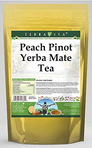 Peach Pinot Yerba Mate Tea (25 bolsitas de té, ZIN 568334) - Paquete de 2