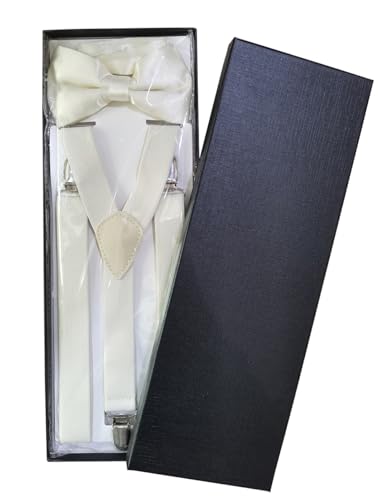 Men's Boys' Suspenders and Bow Tie Set Adjustable Y Back2