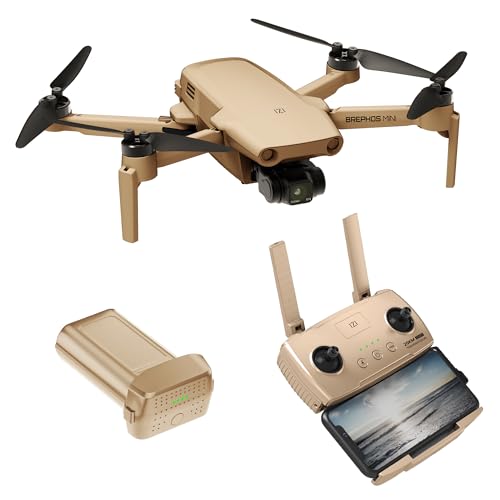 Image of IZI Brephos Mini Nano Drone, Premium Drone with Camera 4K Professional, 48MP Ultra HD Lens, Starlight Night Vision, 3-Axis SteadyFrame Stabilizer, 3000mAh Long Flight, <249g Featherweight, 20km Range