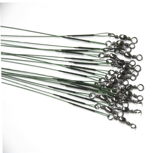 Línea líder de acero inoxidable para pesca resistente miniatura 2