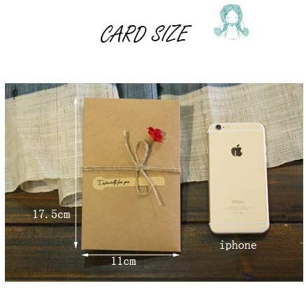 10 pezzi Mano Fiori Secchi Fai da Te Biglietto di