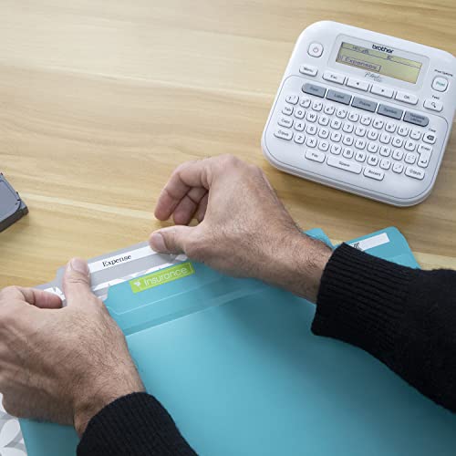 Brother P-Touch Ptd220 Home/Office Everyday Label Maker | Prints Tze Label Tapes Up To ~1/2 Inch, White #TOP4