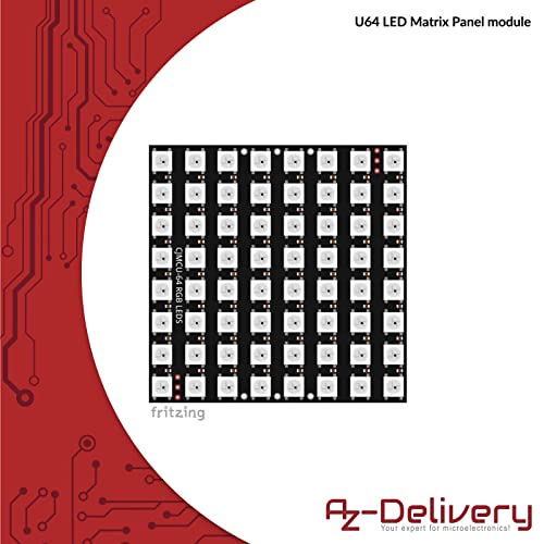 AZDelivery U 64 LED Matrix Paneel CJMCU-8 * 8 Module compatibel met Arduino en Raspberry Pi Inclusief E-Book! - Afbeelding 8