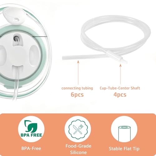 Mangueras de reemplazo para extractor de leche Elvie Stride, BPA-Free miniatura 4