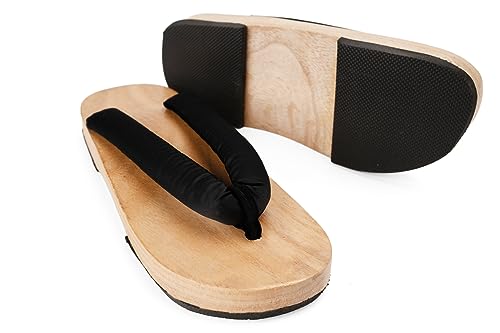 Image of Japanese Wooden Clogs Geta Slippers