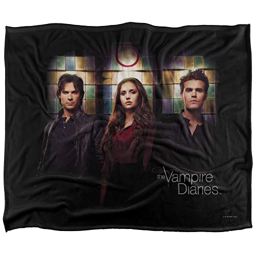 VAMPIRE DIARIES Silky Touch Kuscheldecke, superweich, 152 x 127 cm