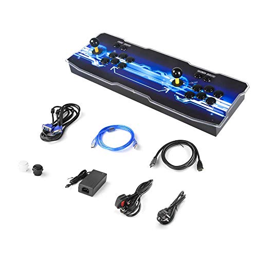 Pandora's Box 9 Multiplayer Joystick and Buttons Arcade Console, TAPDRA Cabinet Games Machines for Home, 1500 Retro Classic Video Games, Newest System with Advanced CPU, Compatible with HDMI - Thumbnail 6