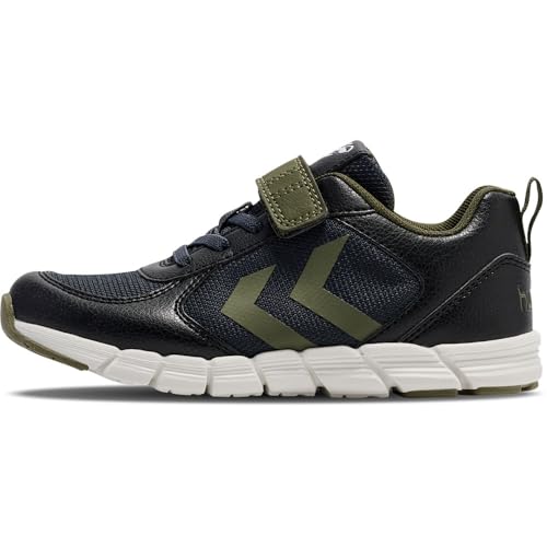 hummel Unisex Kinder Speed 2.0 Jr Sneaker, Black Grey, 39 EU
