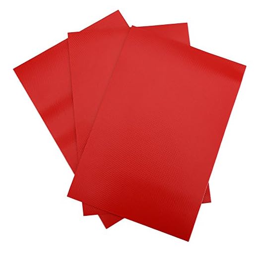 Tbest Kit Patch Riparazione Gonfiabile in PVC, Kit Riparazione Kayak Kit Riparazione Colla Kit Secchio Container per gommone Barca Gonfiabile Canoa 6 Pezzi (Red)
