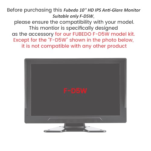 Image of 10'' HD IPS Anti-Glare Monitor Suitable only F-D5W