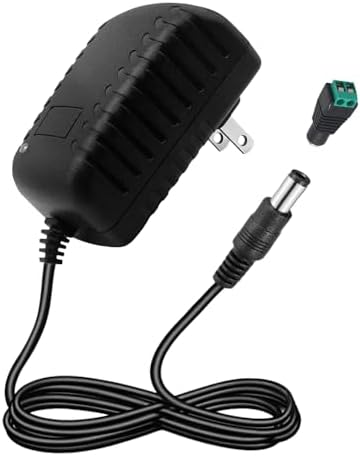 Amazon.com: 12V 2A Power Supply Adapter 100-240V 50-60Hz AC to DC ...