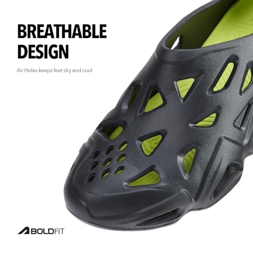 Image of Boldfit Clogs for Man, One-Piece Clogs for Men Molded Soft Eva Slipon Sliders for Men-Seamless Comfort, Lightweight Crocs Men, Cushioned, Water-Resistant, Anti Skid Mules, Unisex Everyday Footwear
