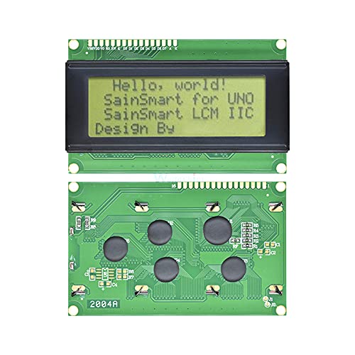 2004 204 20x4 Character LCD Display Module HD44780 Controller Yellow Blacklight for Arduino