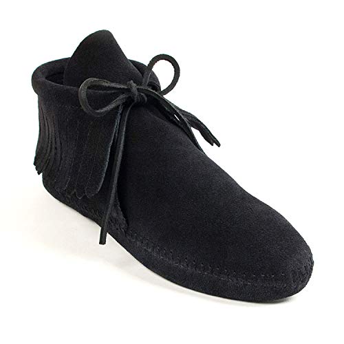 Minnetonka Women's Classic Fringe Hardsole and Softsole Boot