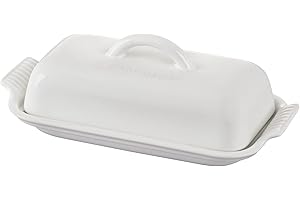 Le Creuset Stoneware Butter Dish with Lid Embodies French Culinary Heritage