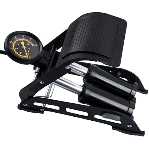 Bike Floor Pump with 160PSI Gauge