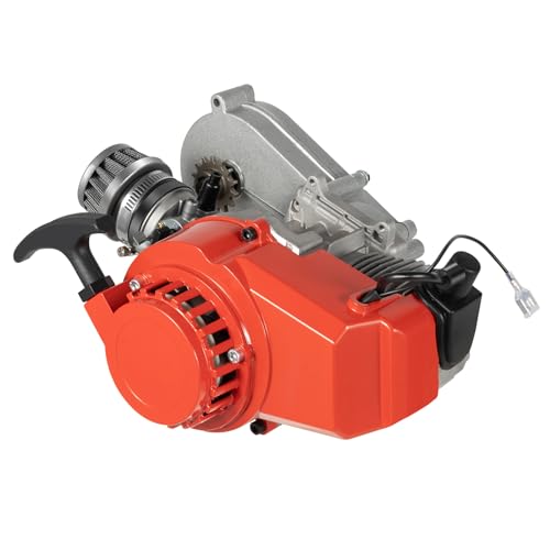 Motor de gasolina Gokart 49cc 2 tiempos motor para Pocket Bikes, Mini Dirt Bikes, con encendido electrónico, refrigeración por aire