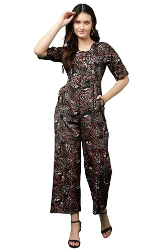 Women's Stylish Printed Jumpsuit with Pockets | Trendy One Piece ...