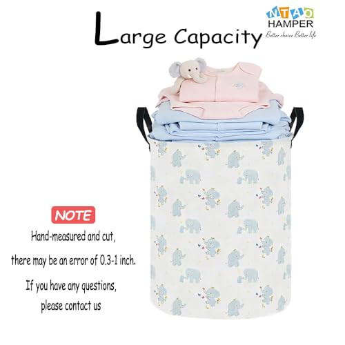 Image of Waterproof Laundry Hamper, Joyful Elephant