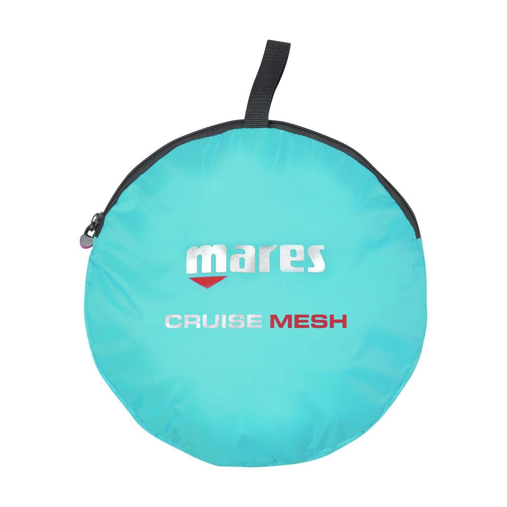Mares Cruise Mesh - Sac de plongée 108L Pliable en Maille résistante, évacuation Eau Rapide, Poche extérieure Velcro, Compact Voyage