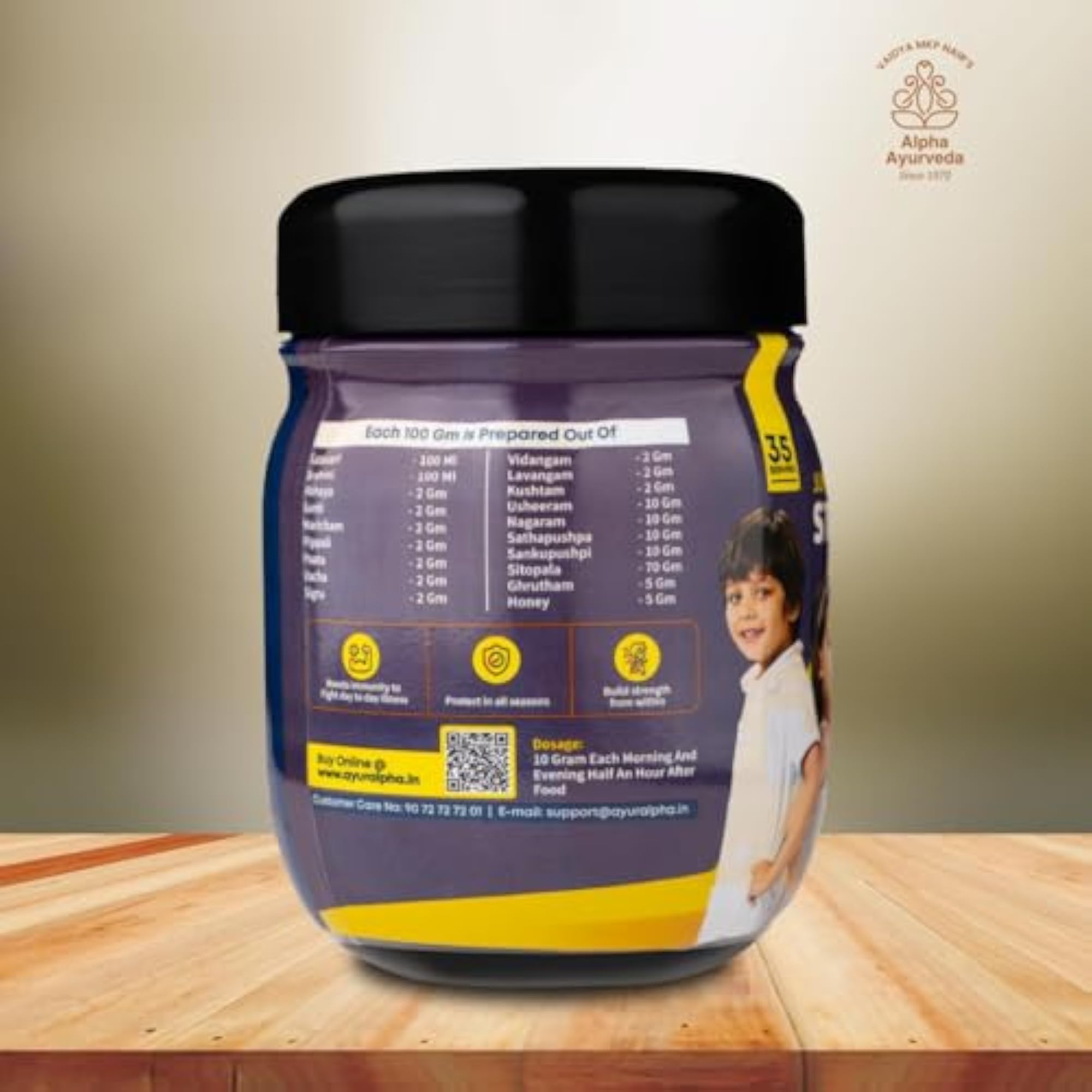 ALPHA AYURVEDA Junior Staamigen Malt for Strength & Energy