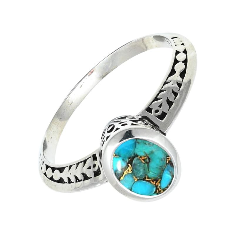 pietra preziosa Anello placcato argento Uomo e donna gioiello fatto a mano CRG1146AA