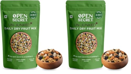 Image of Open Secret Premium Mixed Dry Fruits | 500gm, 6 Superfood in 1 Mix | Dry Fruits Mixed pack, Mix Dry Fruits, Mixed Nuts, Contains Cashews, Almonds, Pista & more Healthy Snacks (Pack of 2)