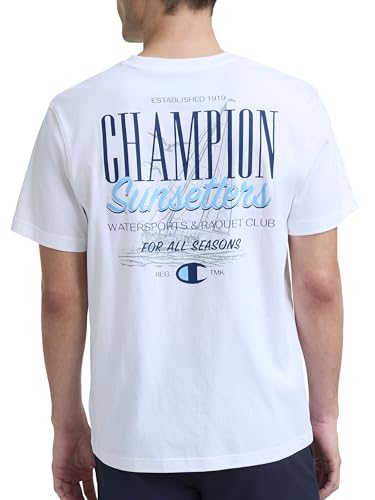 Image of Champion Men's Classic Graphic Short Sleeve T-Shirt, Standard Fit, Champion Club Graphics