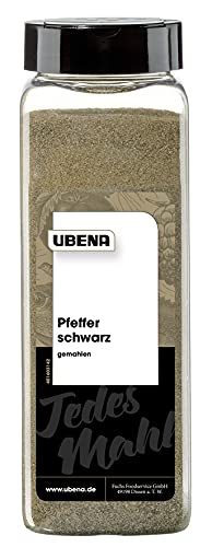 Ubena Pfeffer schwarz Gemahlen 600 g, 1er Pack (1 x 0.6 kg)
