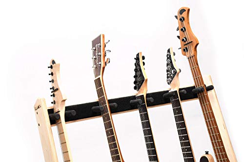 Ruach GR-2 Support en bouleau pour cinq guitares ou étuis personnalisable - Les Beatles, Paul McCartney, John Lennon, RIngo Starr, George Harrison Ruach GR-2 Support en bouleau pour cinq guitares ou étuis personnalisable – Image 7