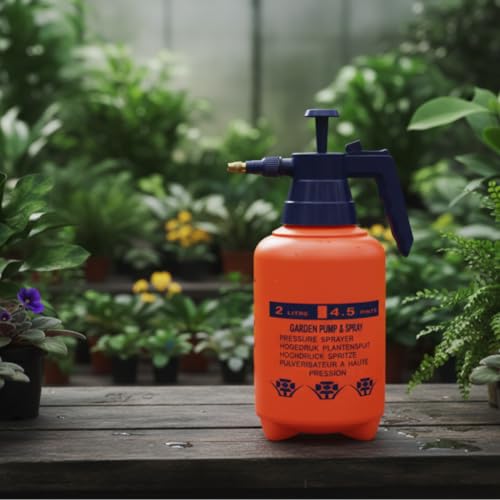 Image of Pressure Spray Pump for Gardening (2L) | Hand Water Pump Sprayer Bottle for Home Garden & Lawn | Watering Sprayer | Indoor & Outdoor Plant Care Spray Can