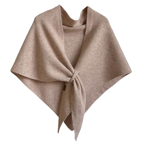 Shawl Wraps For Women: Pashmina Wrap For Women, Warm Knitted Shawls Cardigan Cape Wool Cashmere Shoulder Top Swea