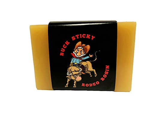 Buck Sticky Buck Bar - Rodeo Rosin - Bull Riding Gear - Made with Gold Rosin - Enhances and Improves Riders Hand Grip - Rough Stock Event Riders